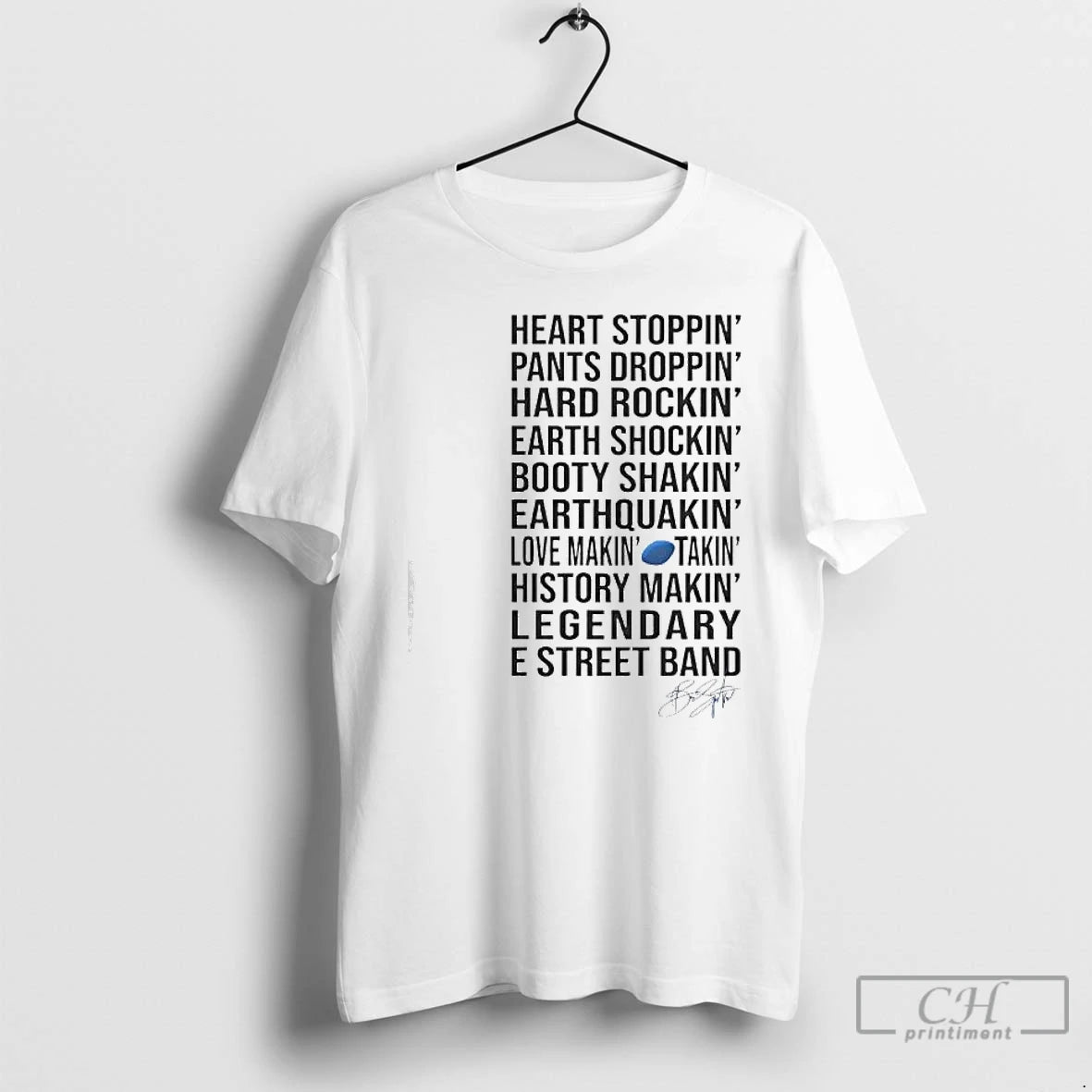 Premium E Street Band Heart Stoppin Love Makin Takin History Makin Legendary Signature T Shirts Hoodie, Sweatshirt