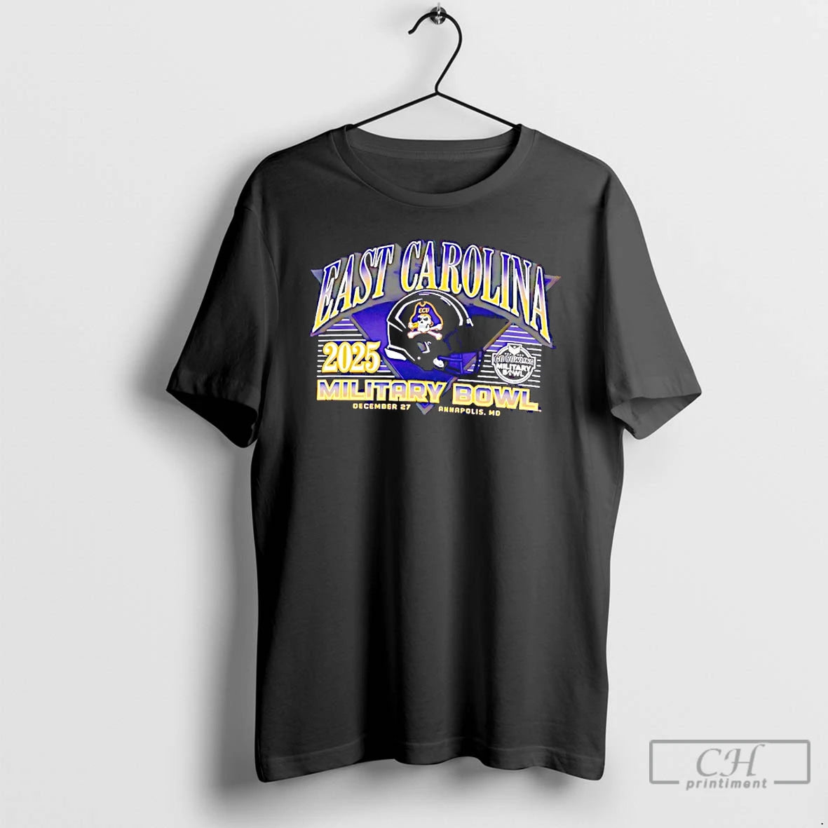Premium East Carolina Ecu Football 2025 Military Bowl Helmet T-Shirts, Hoodie, Sweatshirt | RetroVerseTees.com