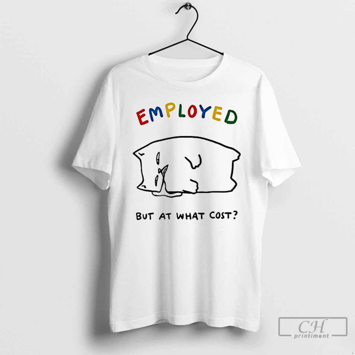 Premium Employed Cat But At What Cost T-Shirts, Hoodie, Sweatshirt | RetroVerseTees.com