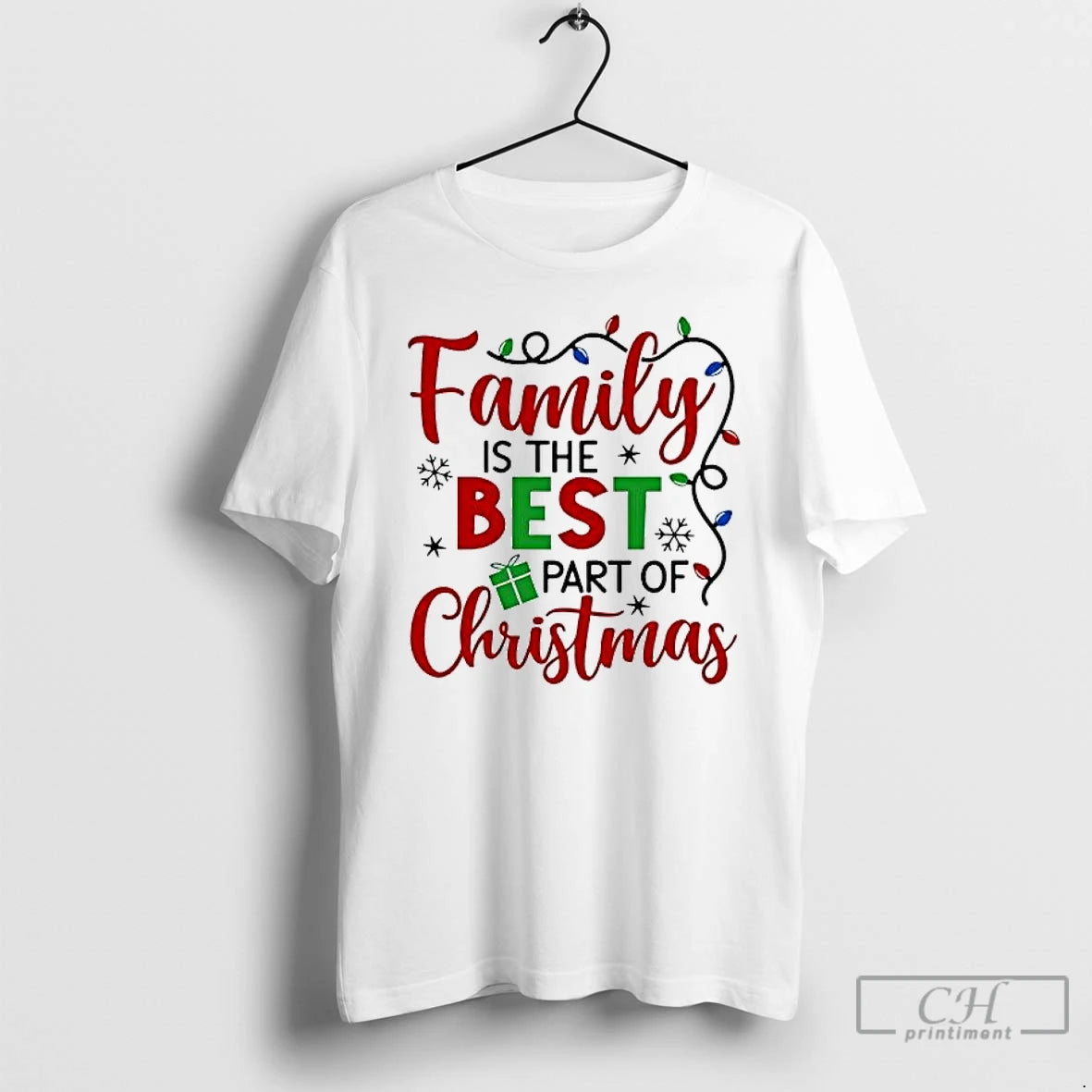 Premium Family Is The Best Part Of Christmas Lights T-Shirts, Hoodie, Sweatshirt | RetroVerseTees.com