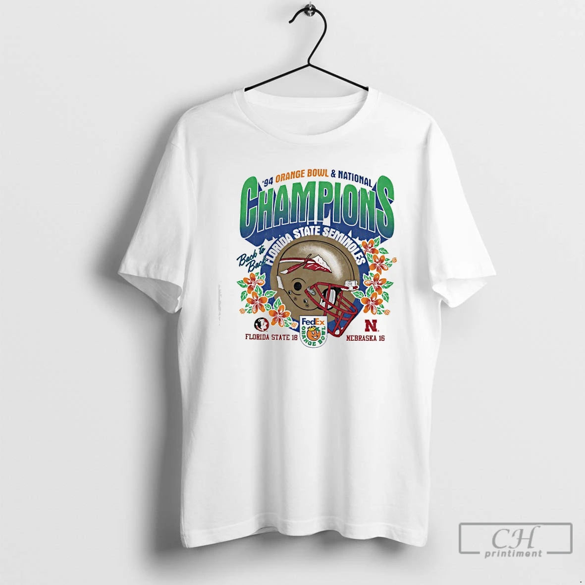 Premium Florida State Seminoles Orange Bowl Champions 94 T-Shirts, Hoodie, Sweatshirt | RetroVerseTees.com