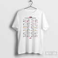 Premium Formula One 2026 Race Calendar F1 Grand Prix Schedule Dates Flag T Shirts Sweater Hoodie, Sweatshirt