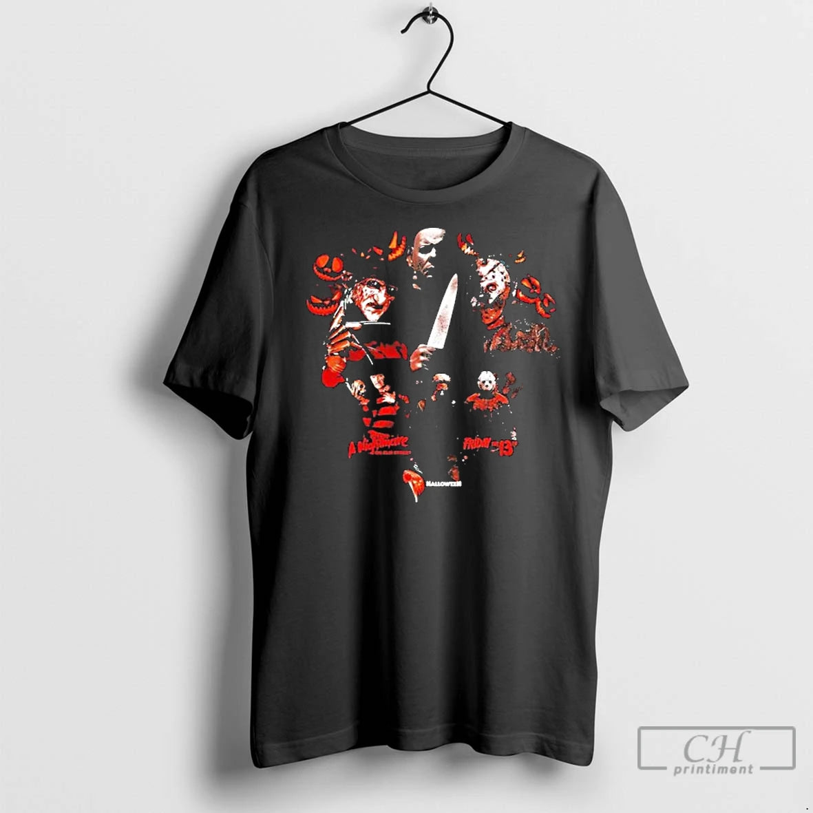 Premium Freddy Krueger Michael Myers And Jason Voorhees A Nightmare Friday The 13th Halloween Big