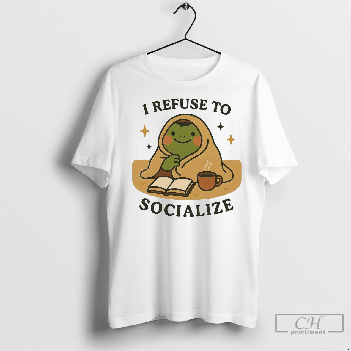 Premium Frog I Refuse To Socialize