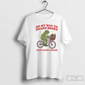 Premium Frog Riding Bicycle On Way To Hoard Books And Cause Chaos T Shirts Sweater Hoodie, Sweatshirt | RetroVerseTees.com