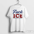 Premium Fuck Ice No Human Is Illegal T-Shirts, Hoodie, Sweatshirt | RetroVerseTees.com