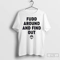 Premium Fudd Around And Find Out Uconn Huskies Logo T-Shirts, Hoodie, Sweatshirt | RetroVerseTees.com