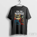 Premium Funny Cat Gun Pew Pew Madafakas Art T-Shirts, Hoodie, Sweatshirt | RetroVerseTees.com