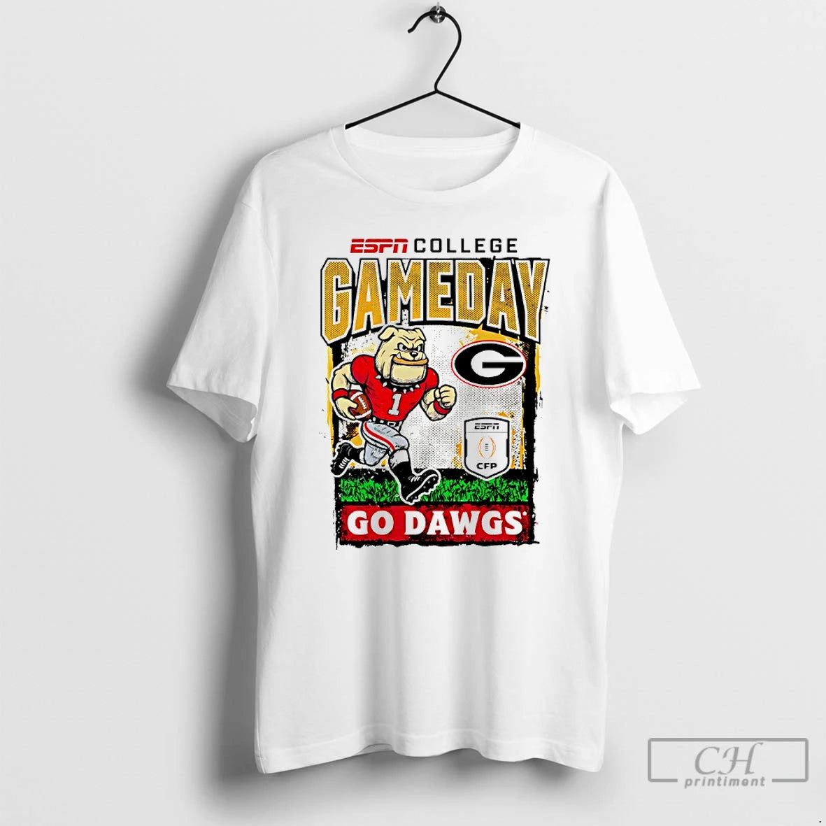 Premium Geogria Bulldogs 2025 26 College Football Playoff Gameday Go Dawgs Mascot T Shirts Sweater Hoodie, Sweatshirt