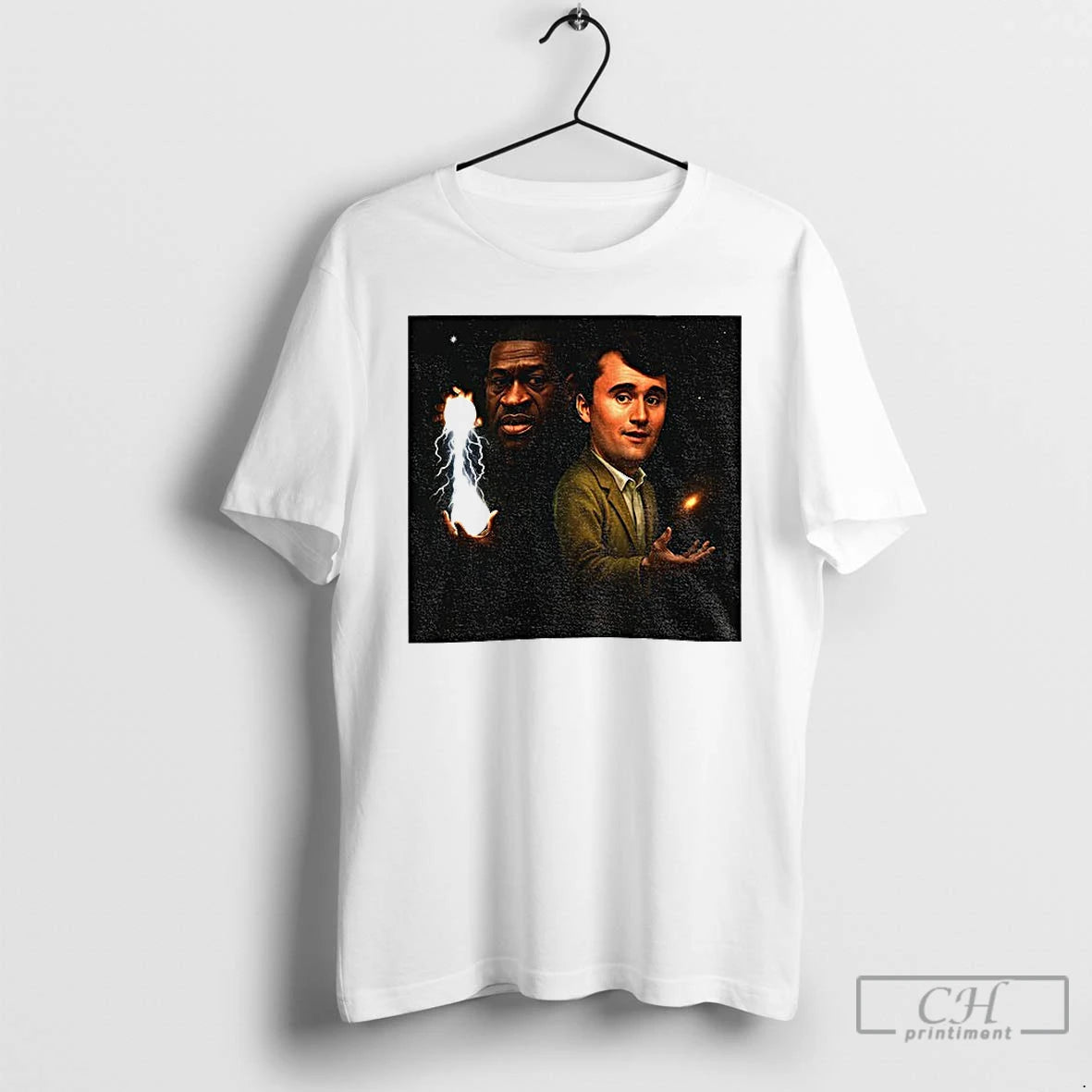 Premium George Floyd And Charlie Kirk Big Head Vintage T-Shirts, Hoodie, Sweatshirt | RetroVerseTees.com