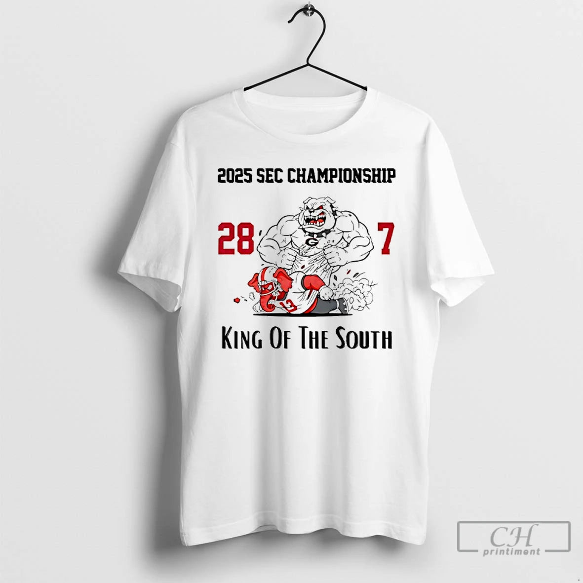 Premium Georgia Bulldogs 2025 Sec Championship 28%ce%b3co7 King Of The South T-Shirts, Hoodie, Sweatshirt