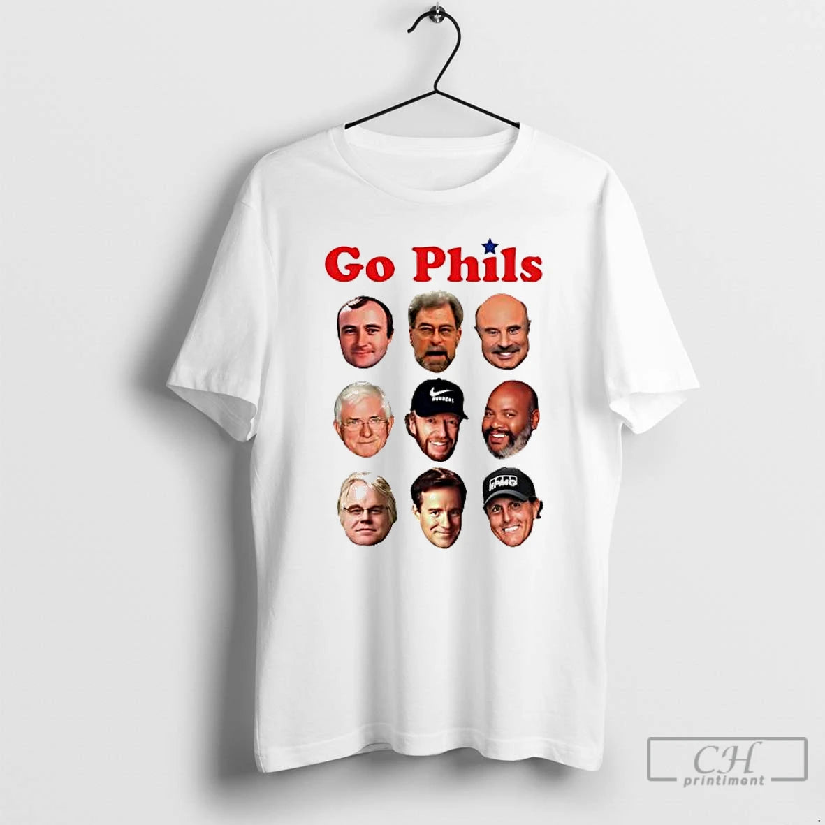 Premium Go Phils And Phillips Big Heads Coach History T-Shirts, Hoodie, Sweatshirt | RetroVerseTees.com