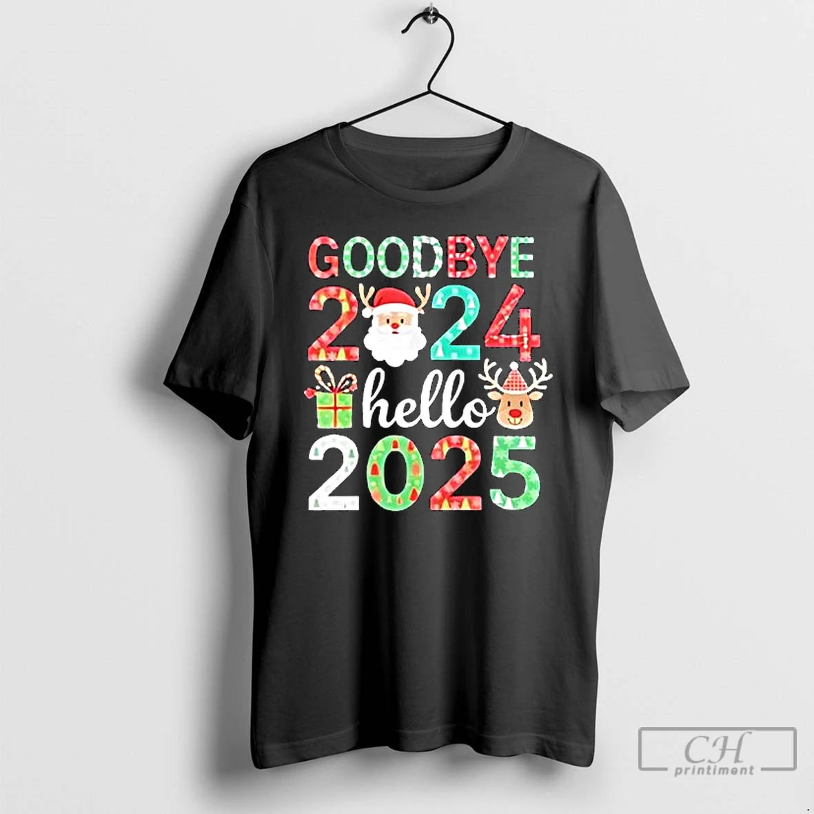 Premium Goodbye 2025 Hello 2025 Happy New Years Eve Christmas Xmas T-Shirts, Hoodie, Sweatshirt | RetroVerseTees.com