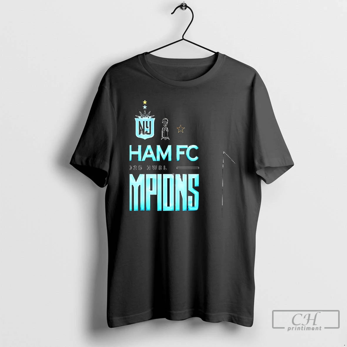 Premium Gotham Fc 2025 Nwsl Champions Black T-Shirts, Hoodie, Sweatshirt | RetroVerseTees.com