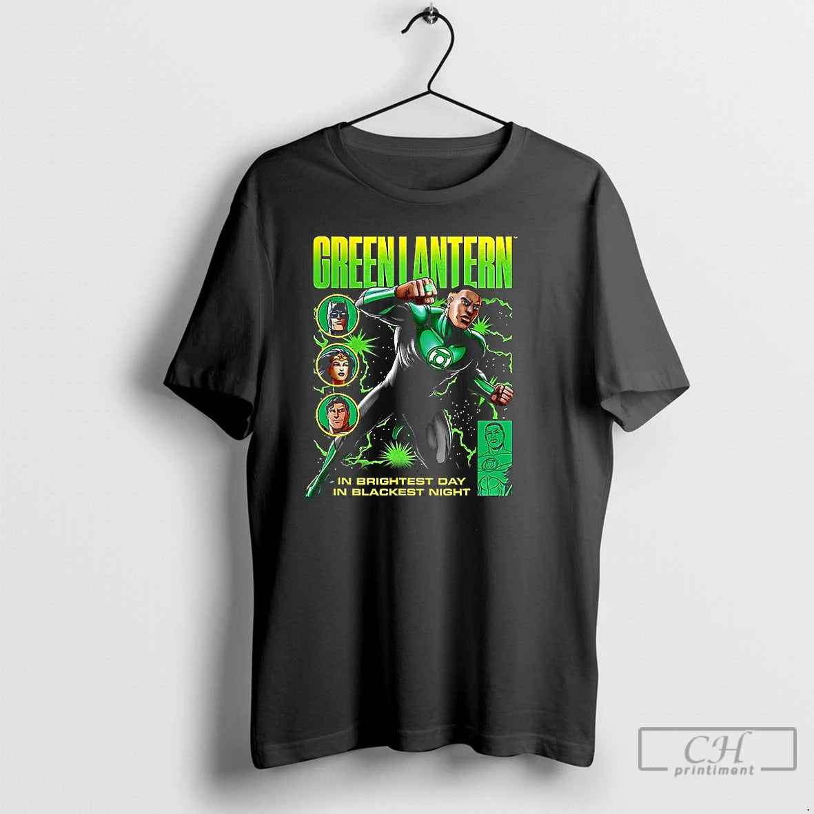 Premium Green Lantern In Brightest Day In Blackest Night T-Shirts, Hoodie, Sweatshirt | RetroVerseTees.com