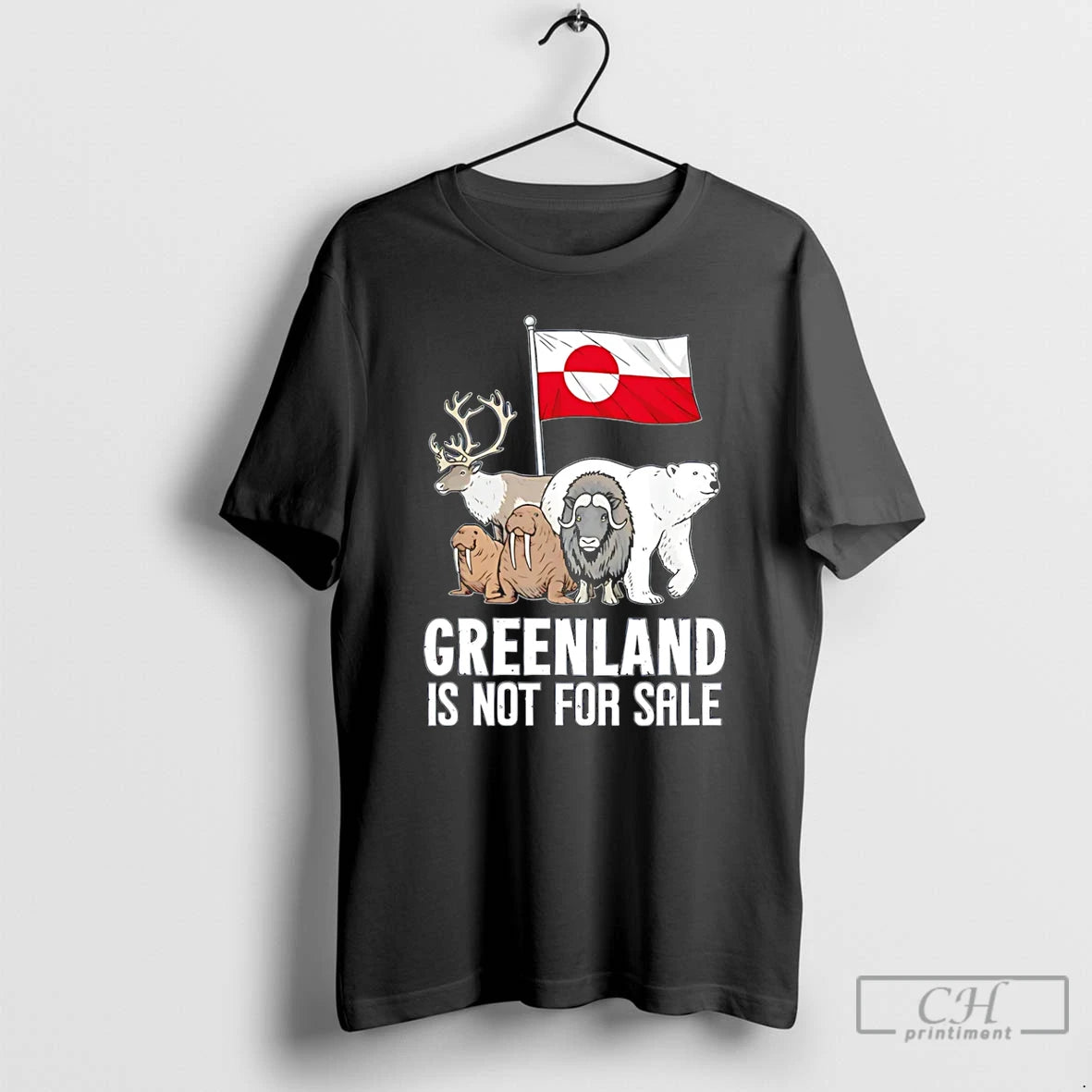 Premium Greenland Is Not For Sale Anti Trump Protest T-Shirts, Hoodie, Sweatshirt | RetroVerseTees.com