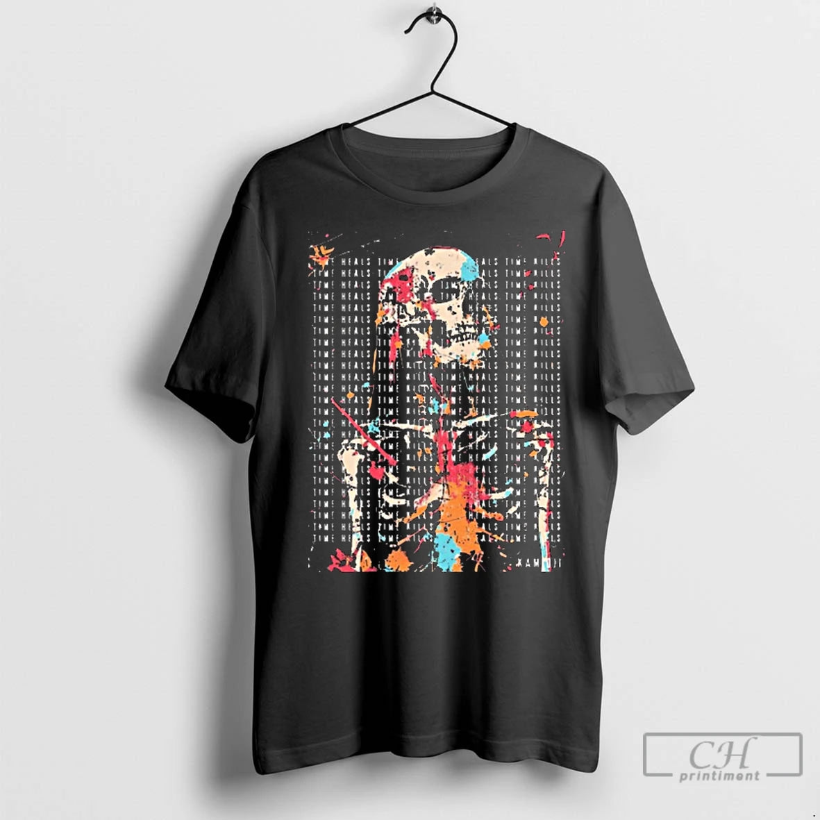 Premium Greta Thunberg Gothic Skeleton Graphic 2025