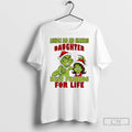 Premium Grinch Asshole Dad And Smartass Daughter Best Friends For Life Christmas T Shirts Sweater Hoodie, Sweatshirt