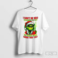 Premium Grinch Christmas I Cant Be Held Responsible For My Face T-Shirts, Hoodie, Sweatshirt | RetroVerseTees.com