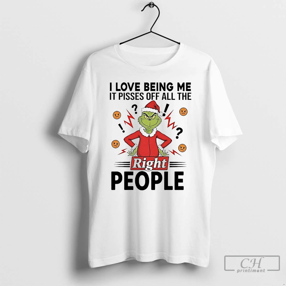 Premium Grinch I Love Being Me It Pisses Off All The Right People Christmas T-Shirts, Hoodie, Sweatshirt | RetroVerseTees.com