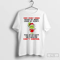 Premium Grinch Santa 2025 Short Cranky Woman Hated By Many Loved By Plenty T Shirts Hoodie, Sweatshirt | RetroVerseTees.com