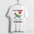 Premium Grinch Santa Im Not Clumsy I Just Have The Skill To Trip Over My T-Shirts, Hoodie, Sweatshirt | RetroVerseTees.com
