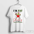 Premium Grinch Santa Hat Im Fat But Identify As Skinny I Am Trans Slender Christmas T-Shirts, Hoodie, Sweatshirt