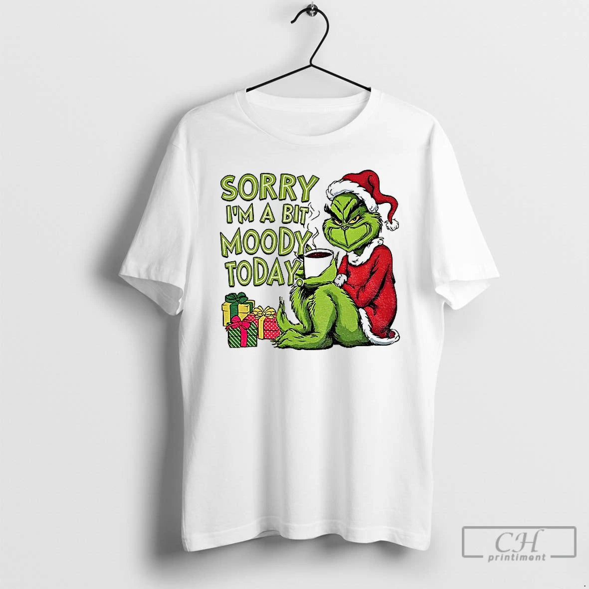 Premium Grinch Xmas Sorry Im A Bit Moody Today Christmas T-Shirts, Hoodie, Sweatshirt | RetroVerseTees.com