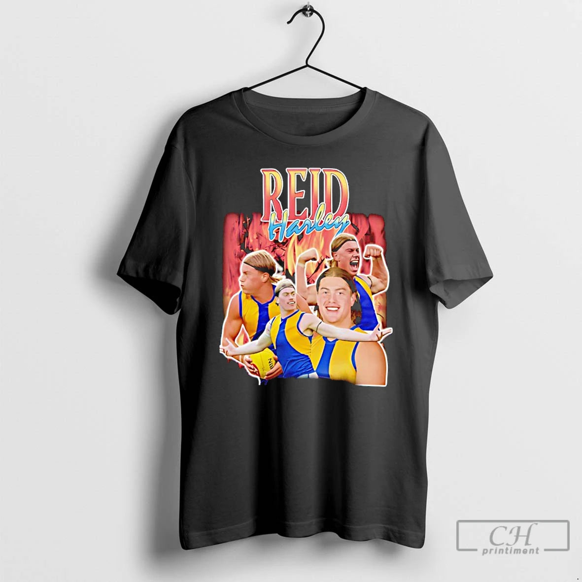 Premium Harley Reid Fire Retro Graphic T-Shirts, Hoodie, Sweatshirt | RetroVerseTees.com