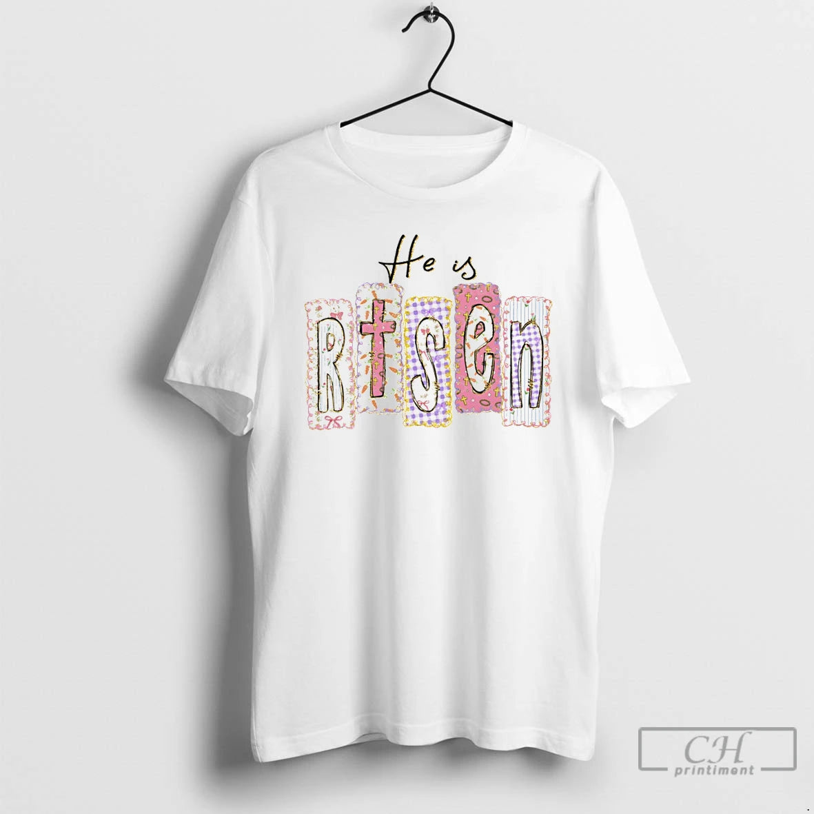 Premium He Is Risen Easter Vintage T-Shirts, Hoodie, Sweatshirt | RetroVerseTees.com