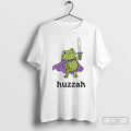 Premium Huzzah Frog Knight Funny T-Shirts, Hoodie, Sweatshirt | RetroVerseTees.com