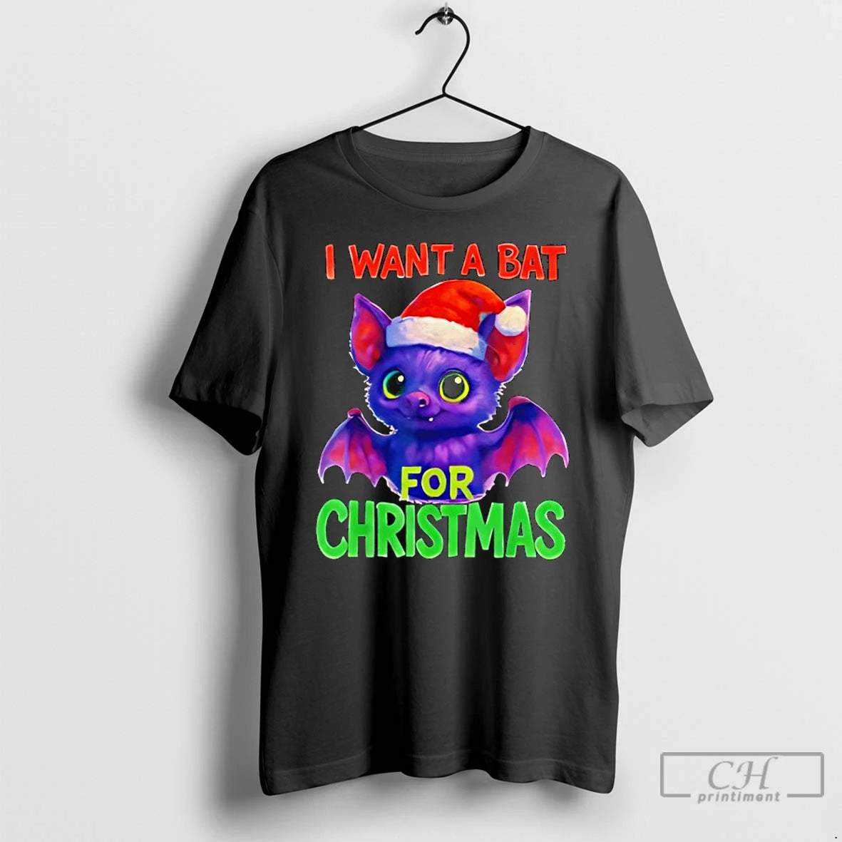 Premium I Want A Bat For Christmas T-Shirts, Hoodie, Sweatshirt | RetroVerseTees.com