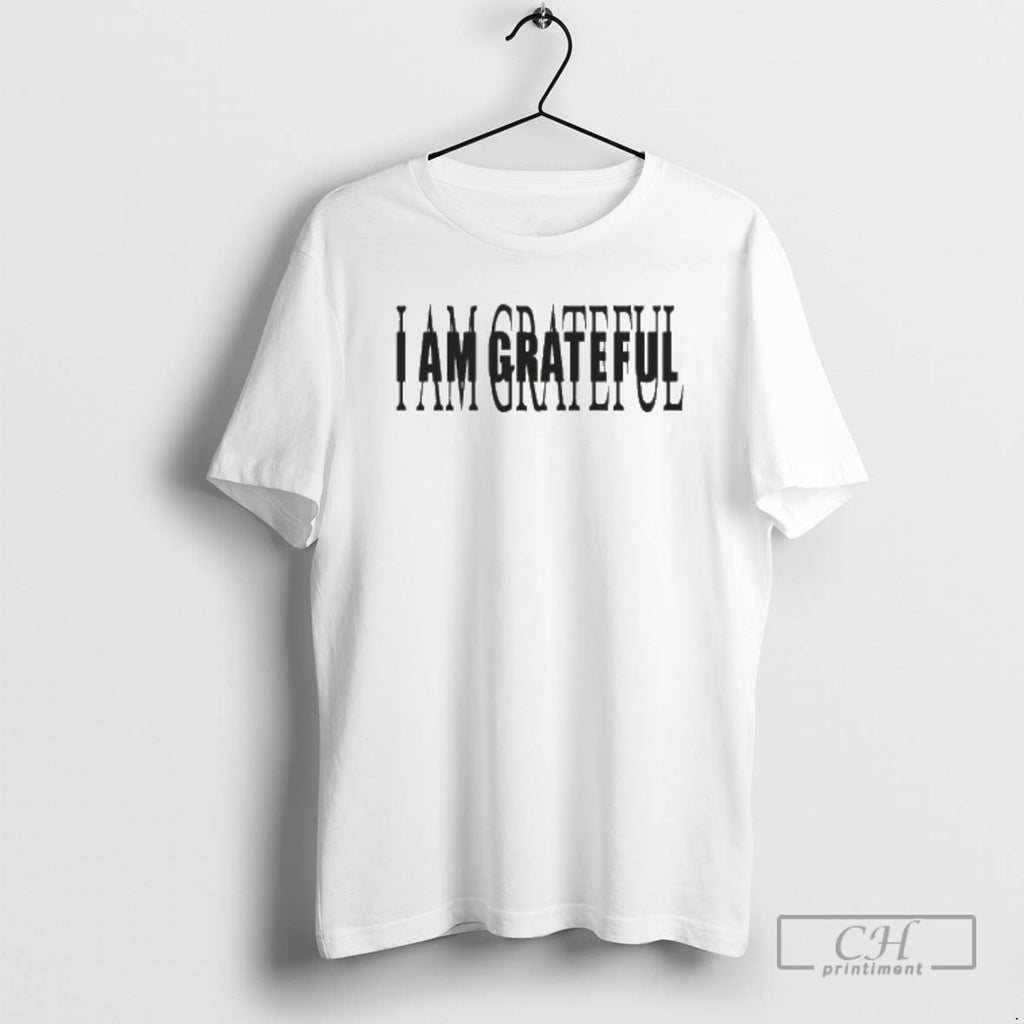 Premium I Am Grateful Graphic Shirt Sweater