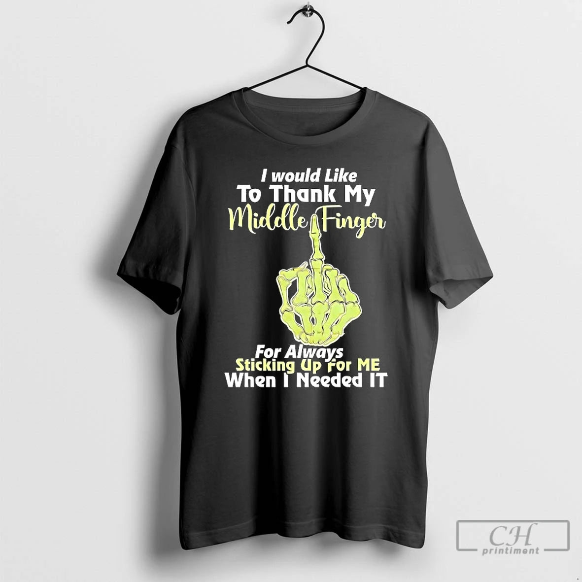 Premium I Would Like To Thank My Middle Finger For Always Sticking Up For Me T-Shirts, Hoodie, Sweatshirt