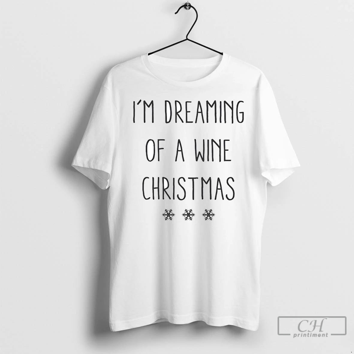 Premium Im Dreaming Of A Wine Christmas