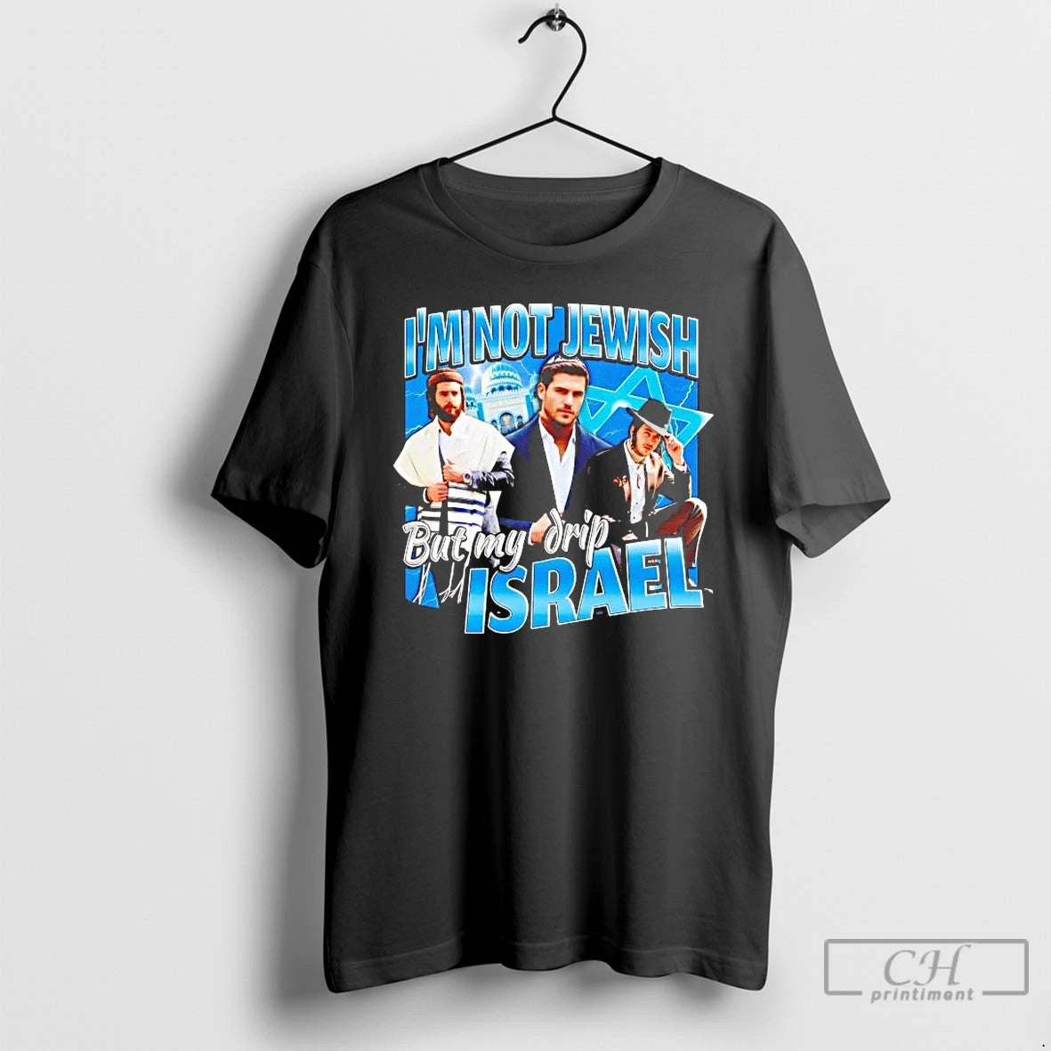 Premium Im Not Jewish But My Drip Israel T-Shirts, Hoodie, Sweatshirt | RetroVerseTees.com