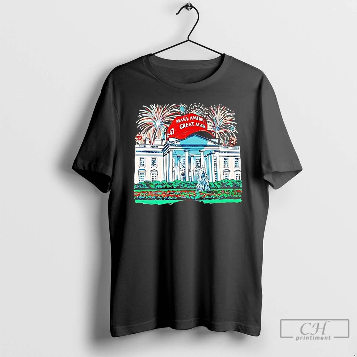Premium Jarren Duran Trump Maga Hat White House Firework T-Shirts, Hoodie, Sweatshirt | RetroVerseTees.com