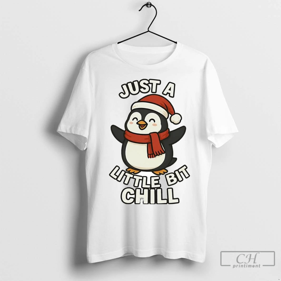 Premium Just A Little Bit Chill Penguin Christmas