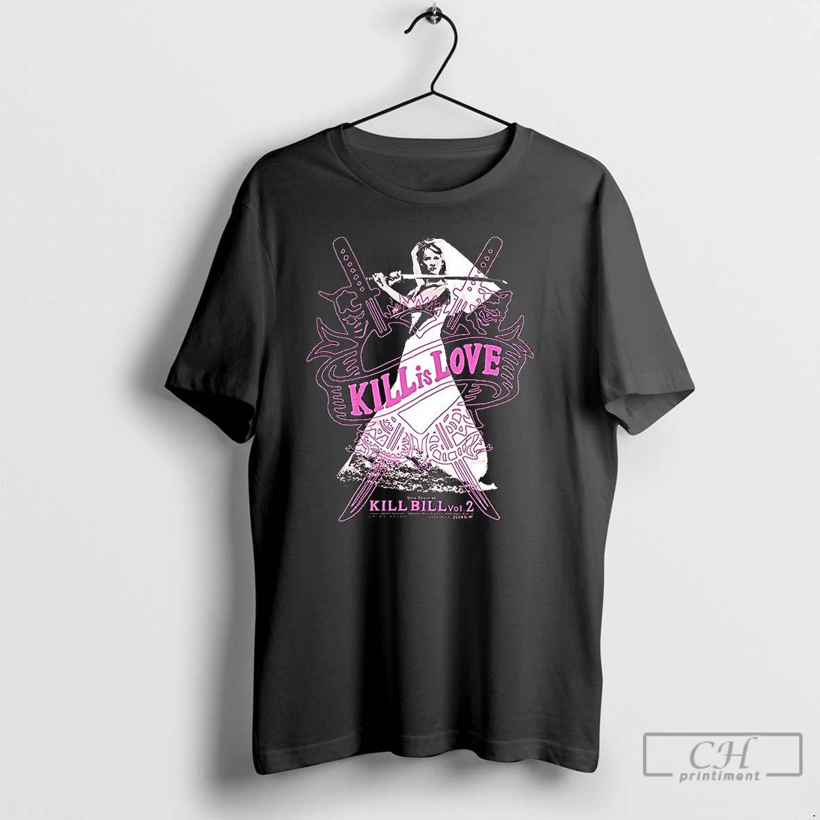 Premium Kill Bill Volume 2 Kill Is Love Uma Thurman T-Shirts, Hoodie, Sweatshirt | RetroVerseTees.com