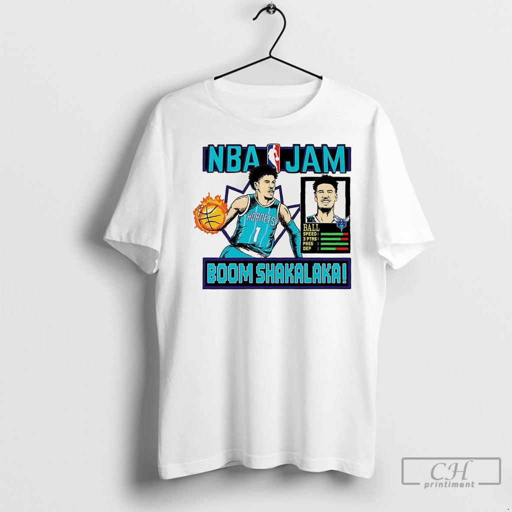 Premium Lamelo Ball Charlotte Hornets Nba Jam Boom Shakalaka