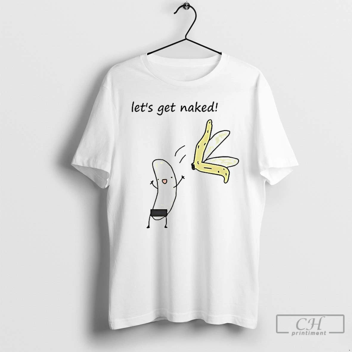 Premium Lets Get Naked Banana Nude T-Shirts, Hoodie, Sweatshirt | RetroVerseTees.com