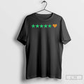 Premium Letterboxd 5 Stars Heart T-Shirts, Hoodie, Sweatshirt | RetroVerseTees.com