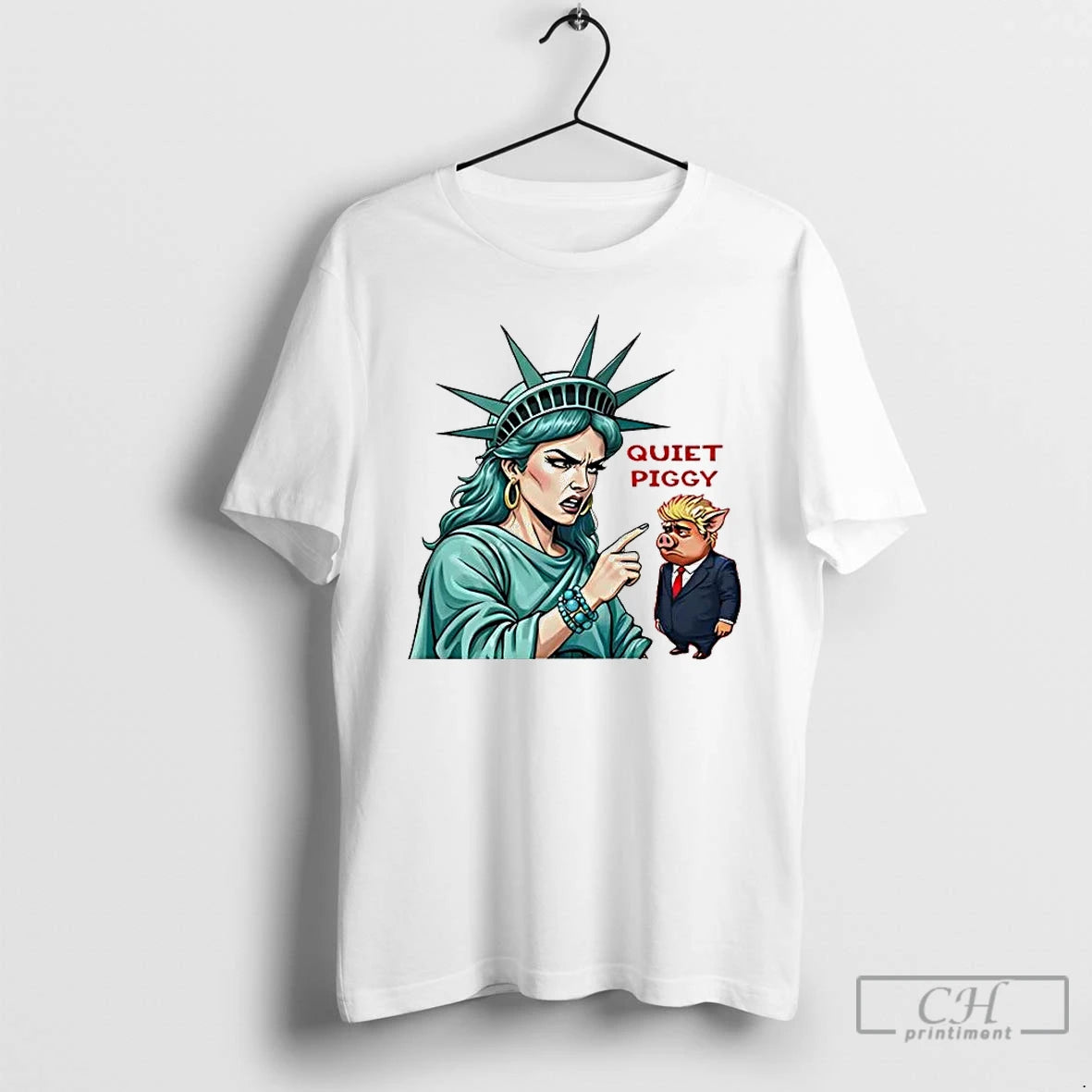 Premium Liberty Said Trump Quiet Piggy T-Shirts, Hoodie, Sweatshirt | RetroVerseTees.com
