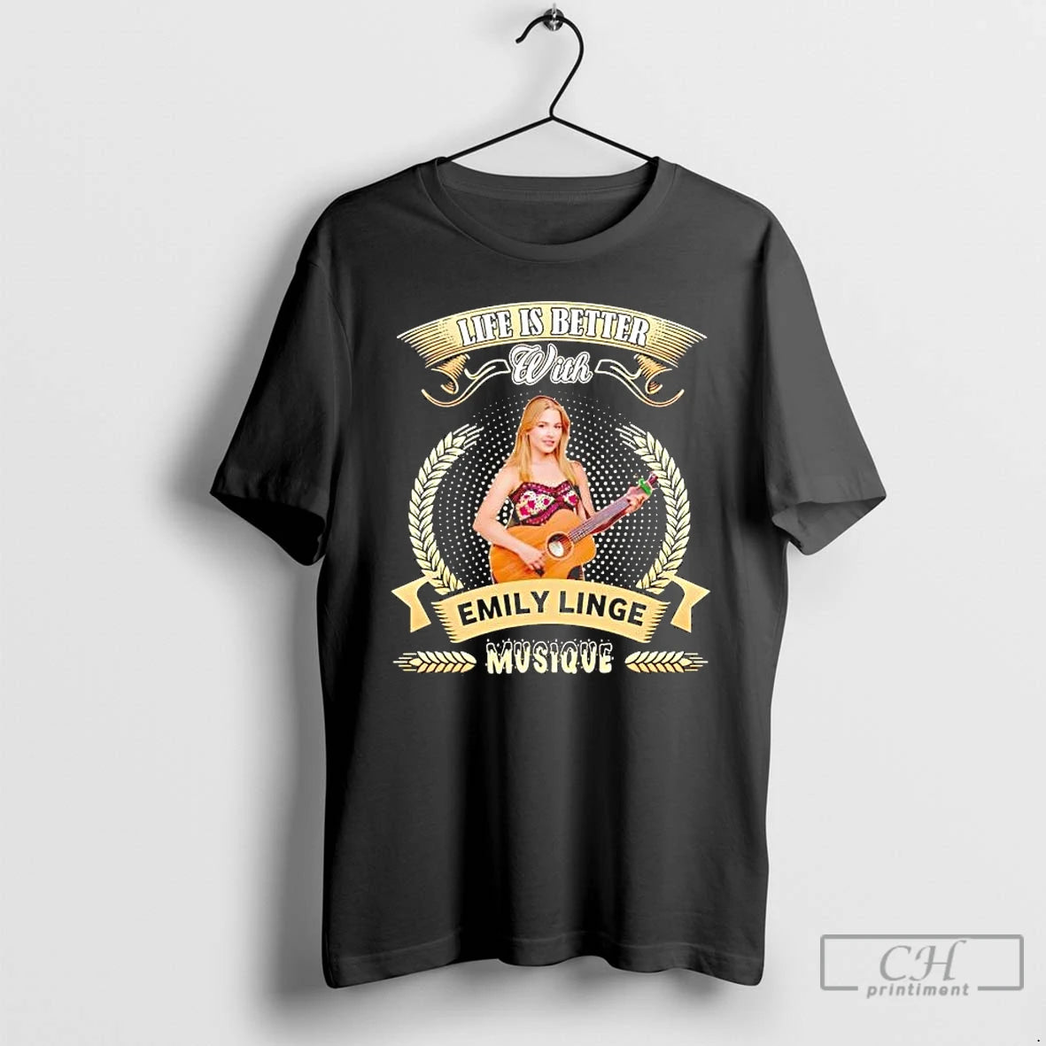 Premium Life Is Better With Emily Linge Musique T-Shirts, Hoodie, Sweatshirt | RetroVerseTees.com