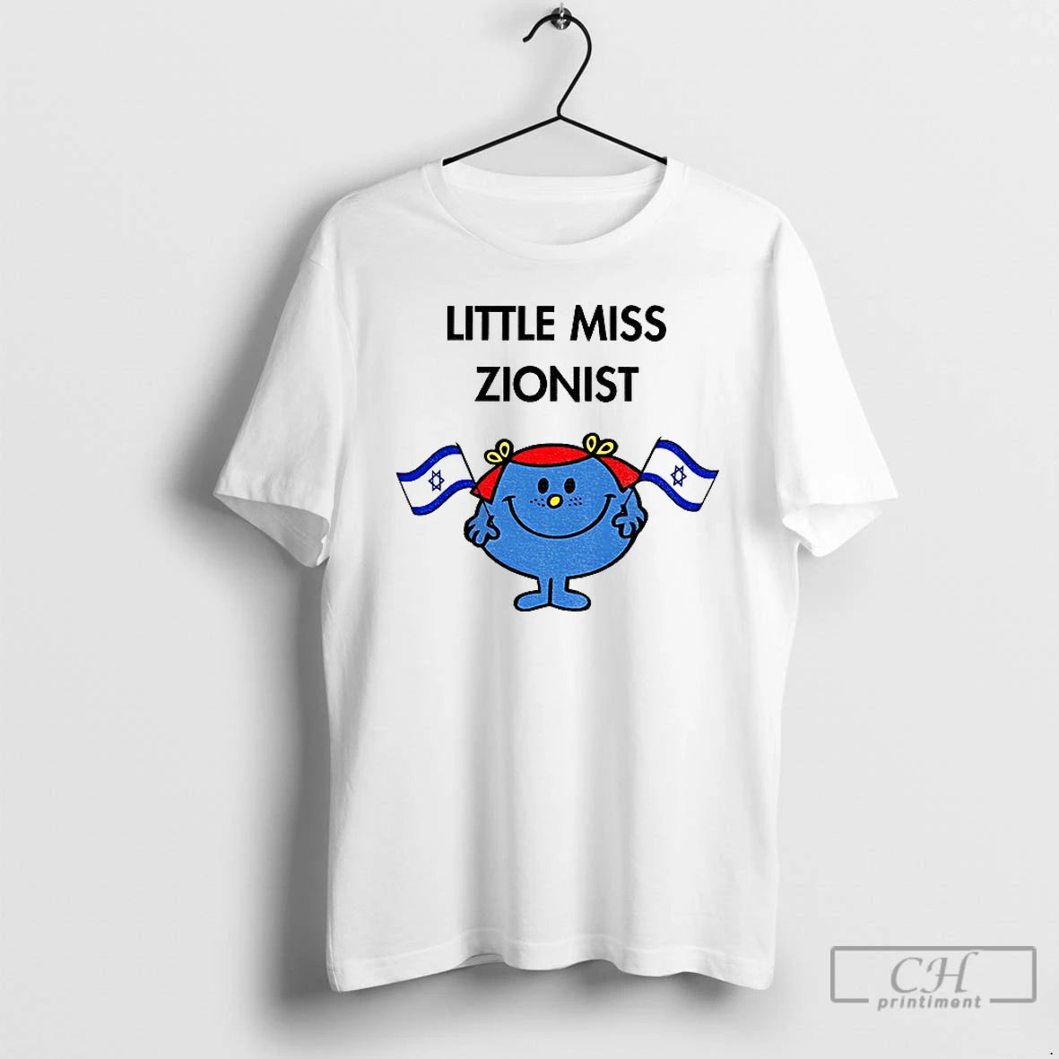 Premium Little Miss Holding Jewish Flag Little Miss Zionist T-Shirts, Hoodie, Sweatshirt | RetroVerseTees.com