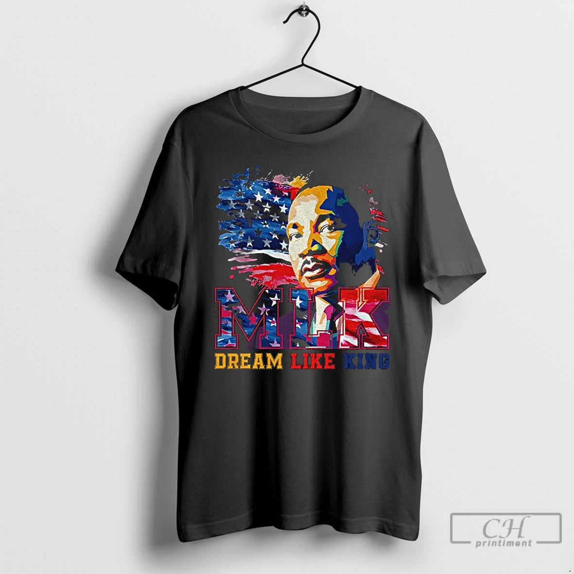 Premium Mlk Jr Dream Like King Inspirational T-Shirts, Hoodie, Sweatshirt | RetroVerseTees.com