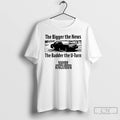 Premium Mayor Of Kingstown The Bigger The News The Badder The U Turn T Shirts Hoodie, Sweatshirt | RetroVerseTees.com