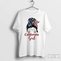 Premium Messy Bun California Girl 2026 T-Shirts, Hoodie, Sweatshirt | RetroVerseTees.com