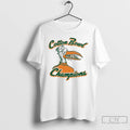 Premium Miami Dolphins 2025 Cotton Bowl Champions Mascot Eating T-Shirts, Hoodie, Sweatshirt | RetroVerseTees.com