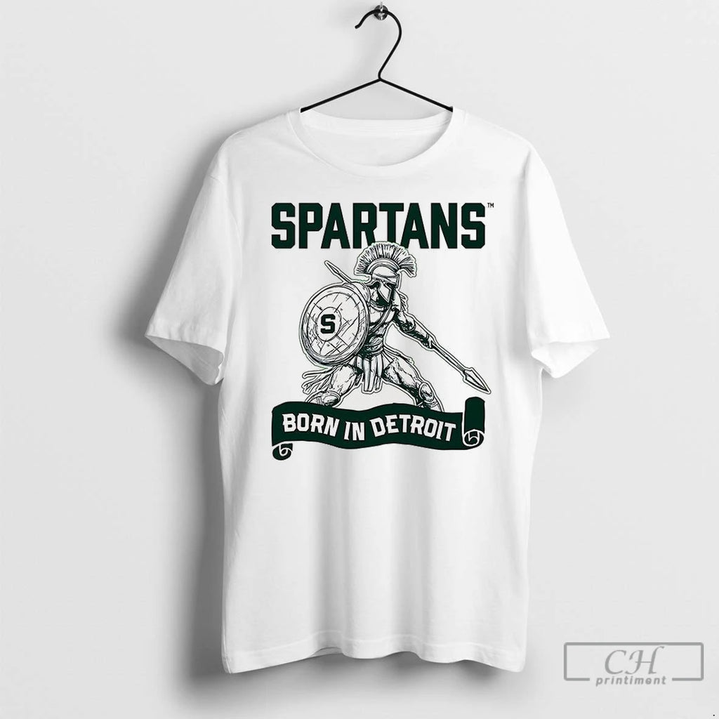 Premium Michigan State Spartans Born In Detroit